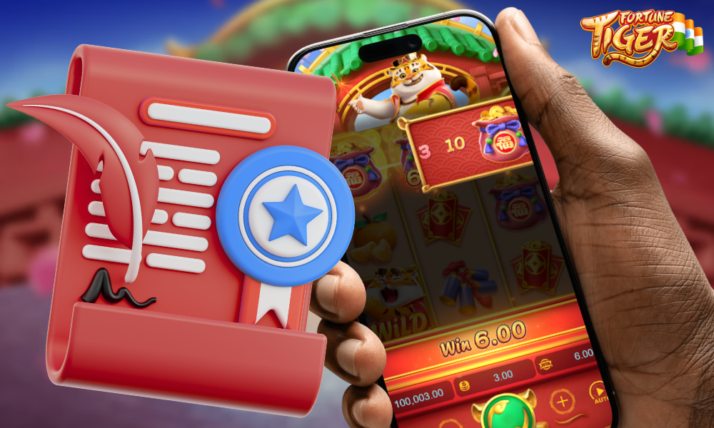 Fortune Tiger game has all the necessary licenses for safe play